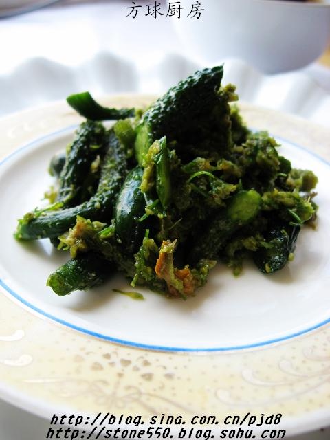 韭菜花小黄瓜的做法(凉菜)